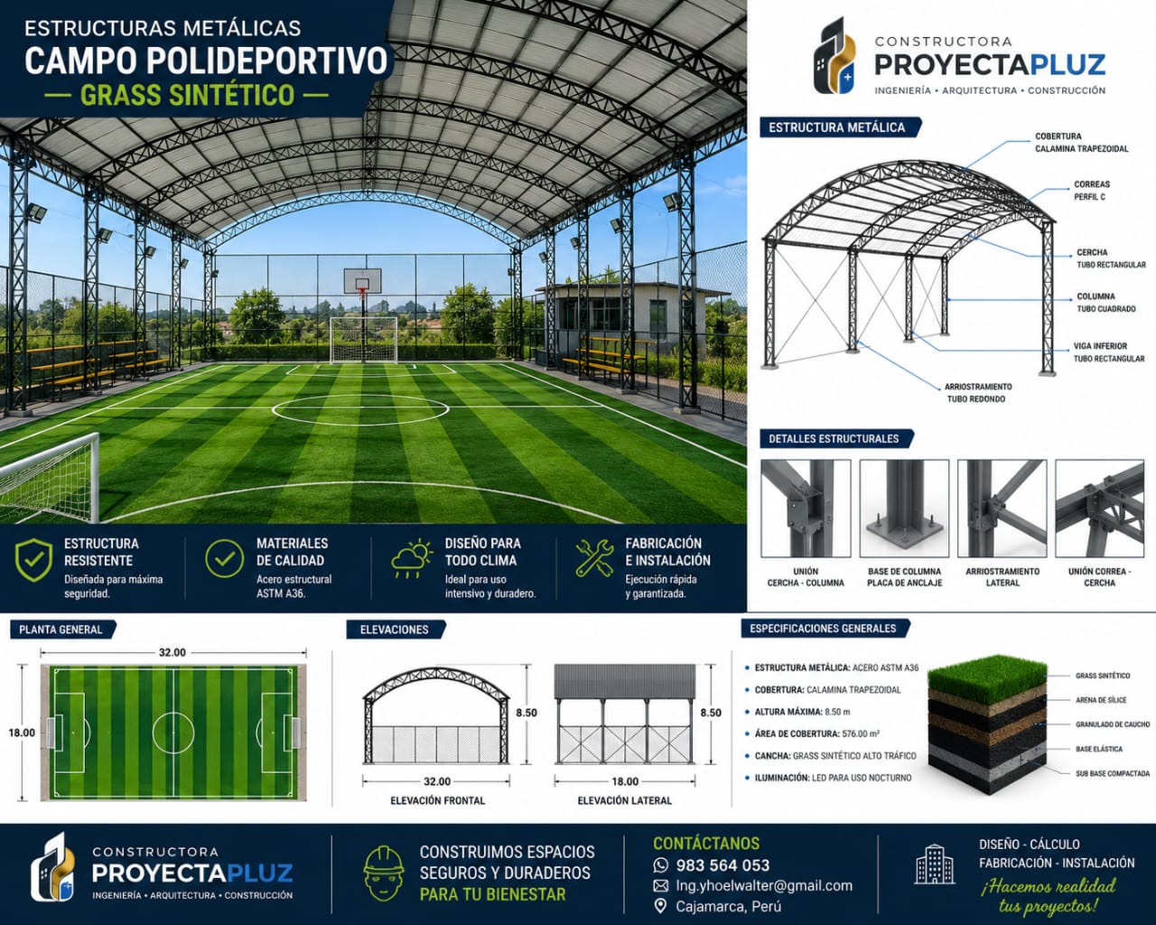 Ficha del campo polideportivo