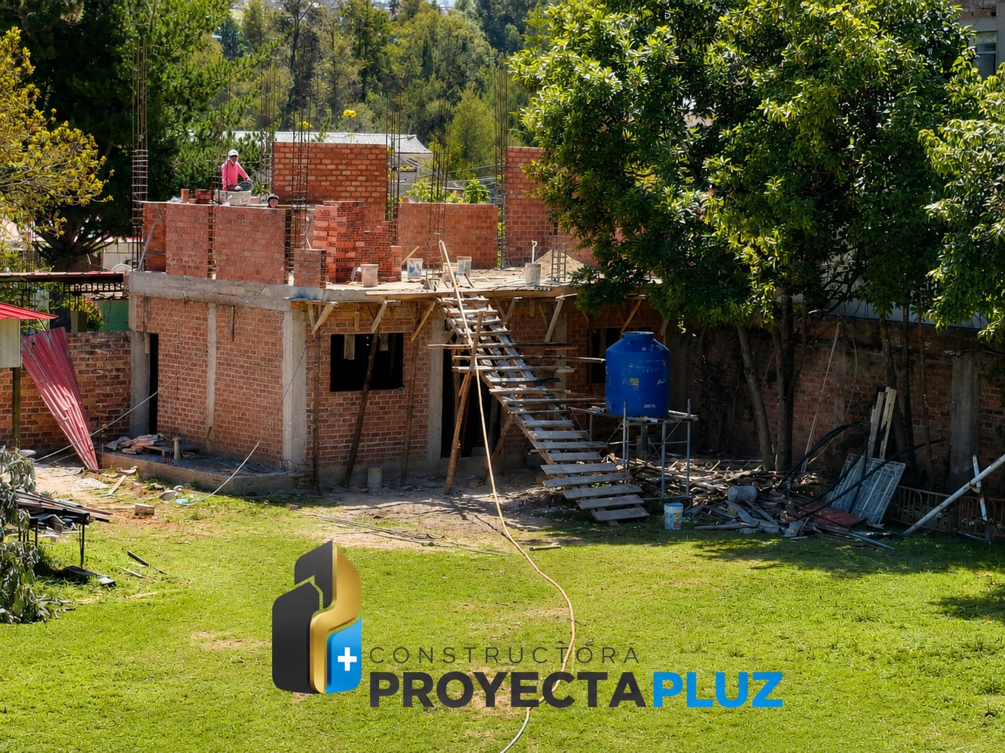 Fachada en construcción